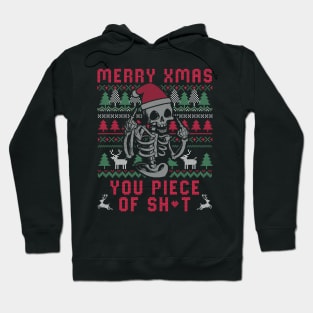 Christmas Skull Funny Ugly Sweater Hoodie